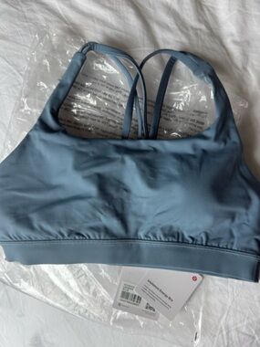 lululemon athletica Sky Blue Strappy Sports Bra